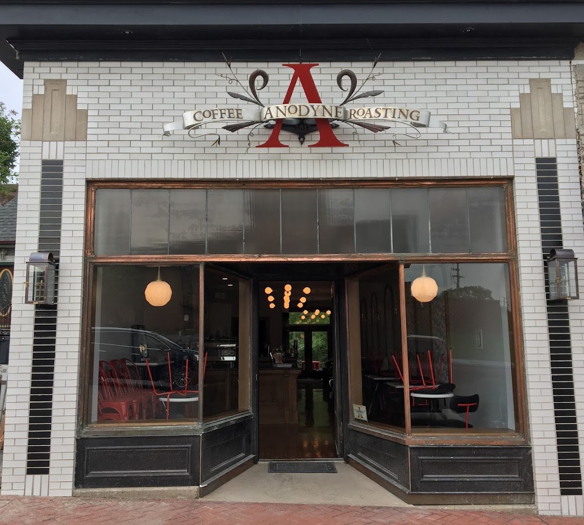 Storefront of Anodyne Coffee Roasting Co. | Wauwatosa, specialty coffee shop in Milwaukee