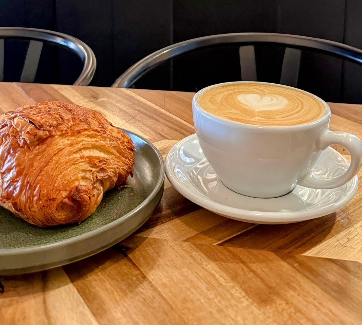 Coffee at Comet Coffee, specialty coffee shop in St. Louis