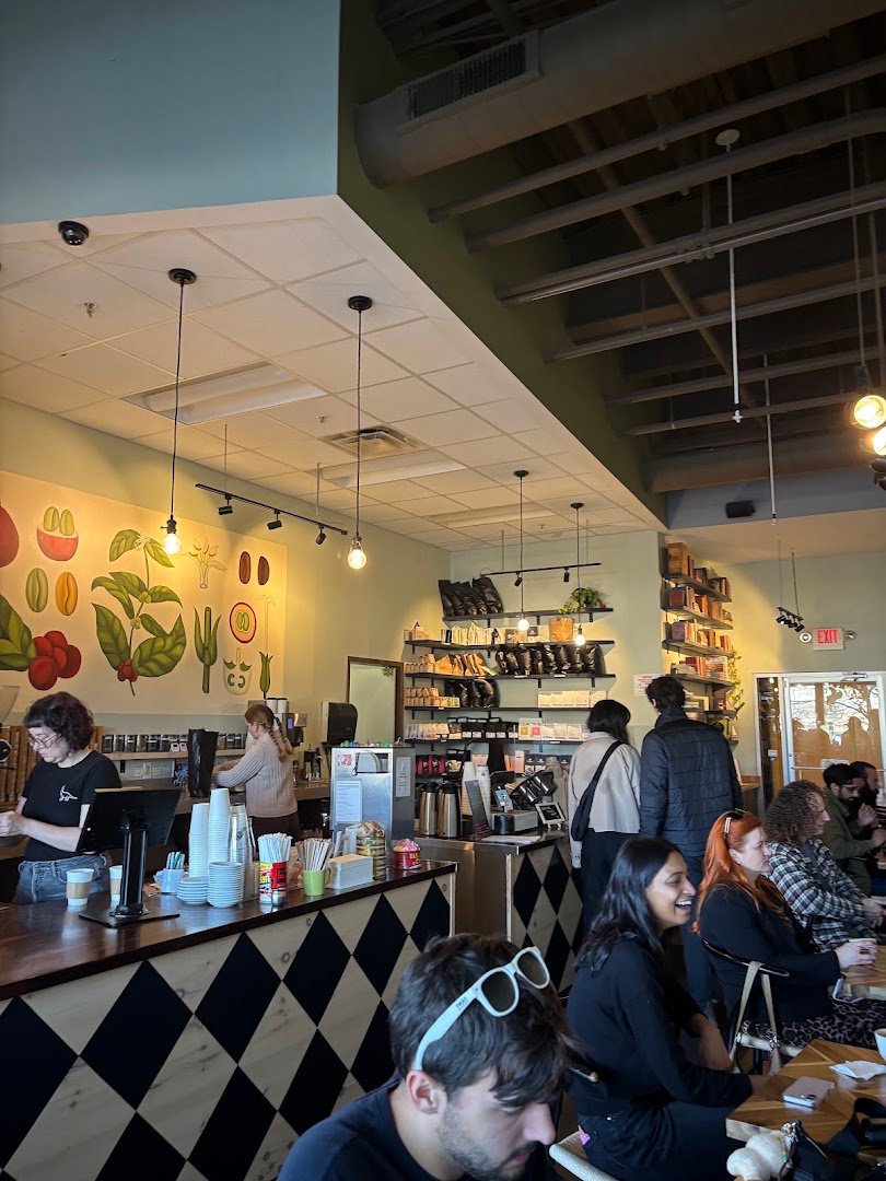 Interior of Comet Coffee, specialty coffee shop in St. Louis