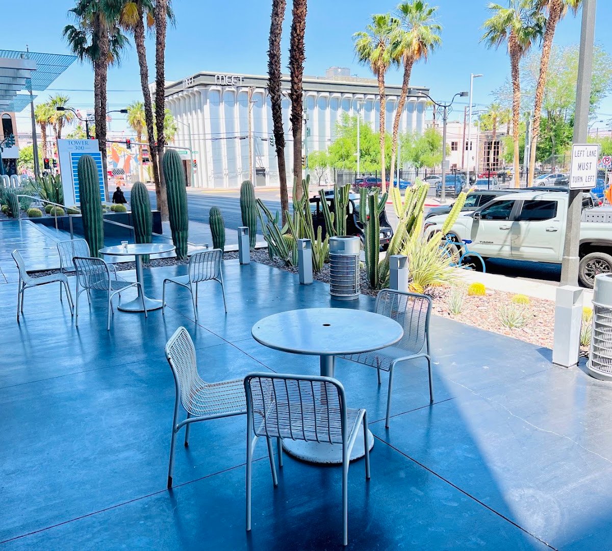 Storefront of VILEO Coffee, specialty coffee shop in Las Vegas