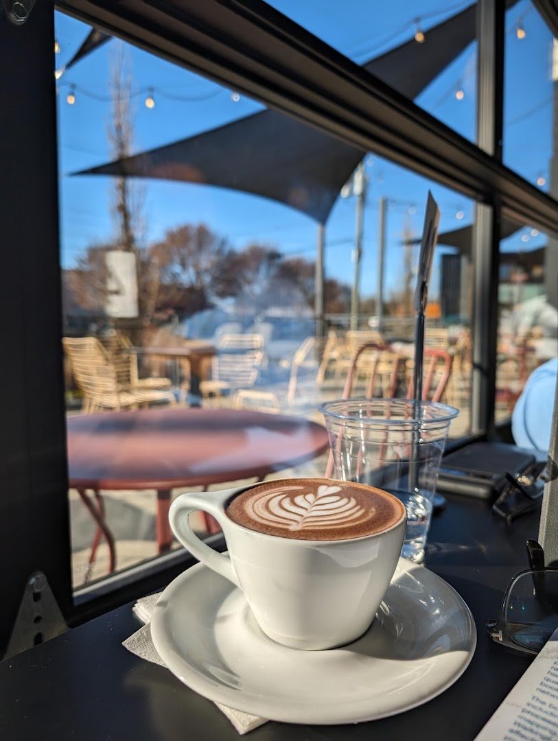 Coffee at Not Just Coffee, specialty coffee shop in Charlotte