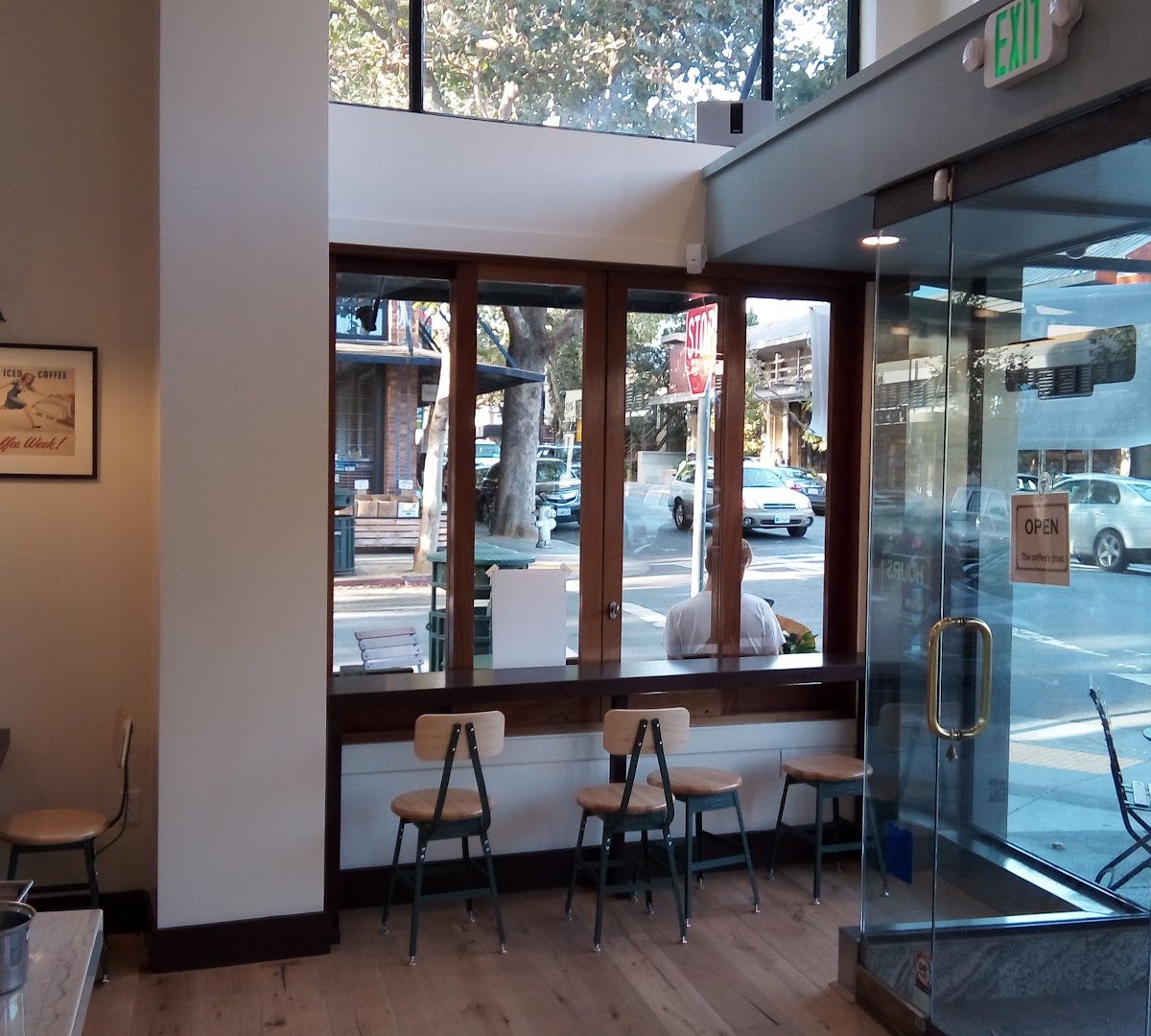 Interior of Cole Coffee Bean + Retail Shop, specialty coffee shop in Oakland