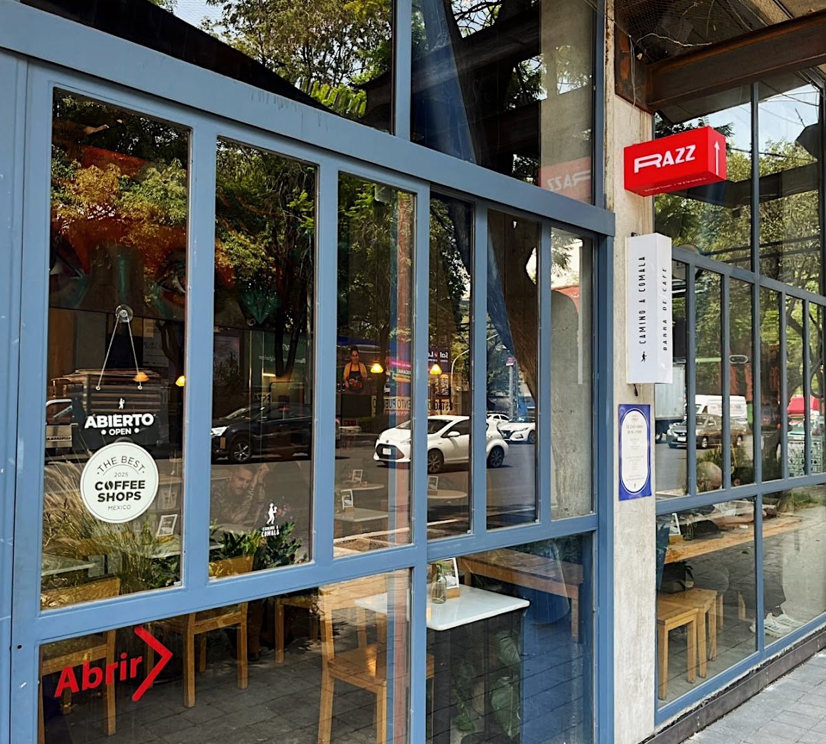 Storefront of Camino a Comala: Café de Especialidad, specialty coffee shop in Mexico City