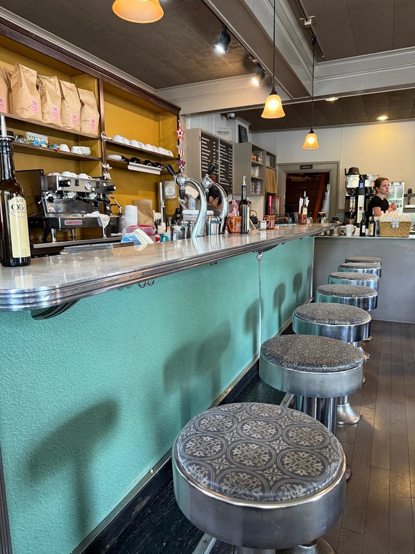 Interior of Tomato Pie Cafe, specialty coffee shop in Lancaster
