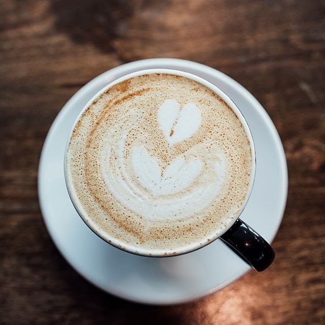 Coffee at Tomato Pie Cafe, specialty coffee shop in Lancaster