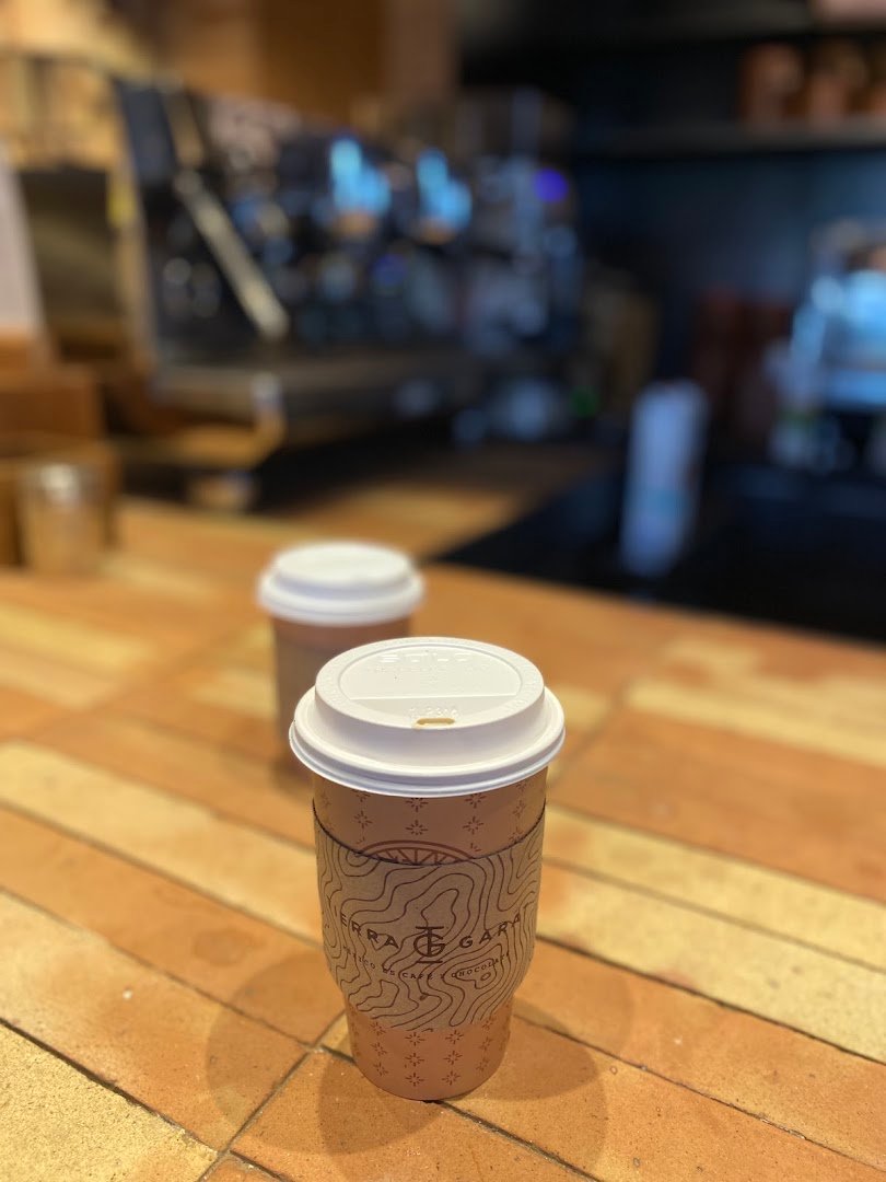 Coffee at Tierra Garat, specialty coffee shop in Mexico City