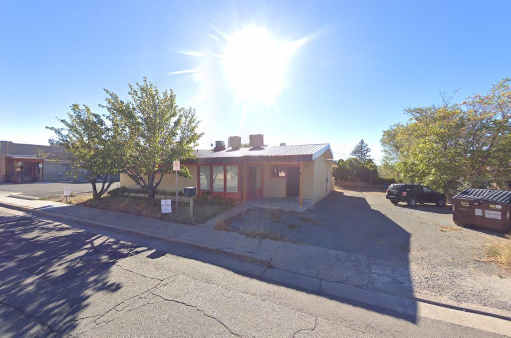 Storefront of Odd Box Coffee Roasters, specialty coffee shop in Santa Fe