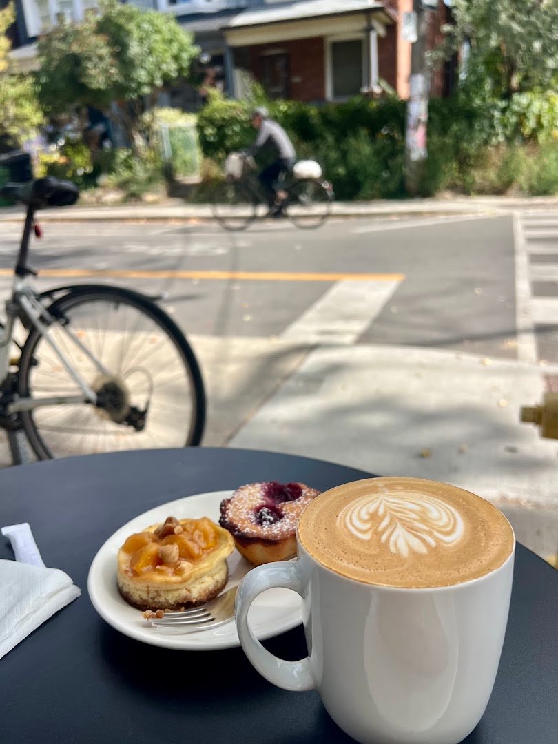 Coffee at Contra Café, specialty coffee shop in Toronto