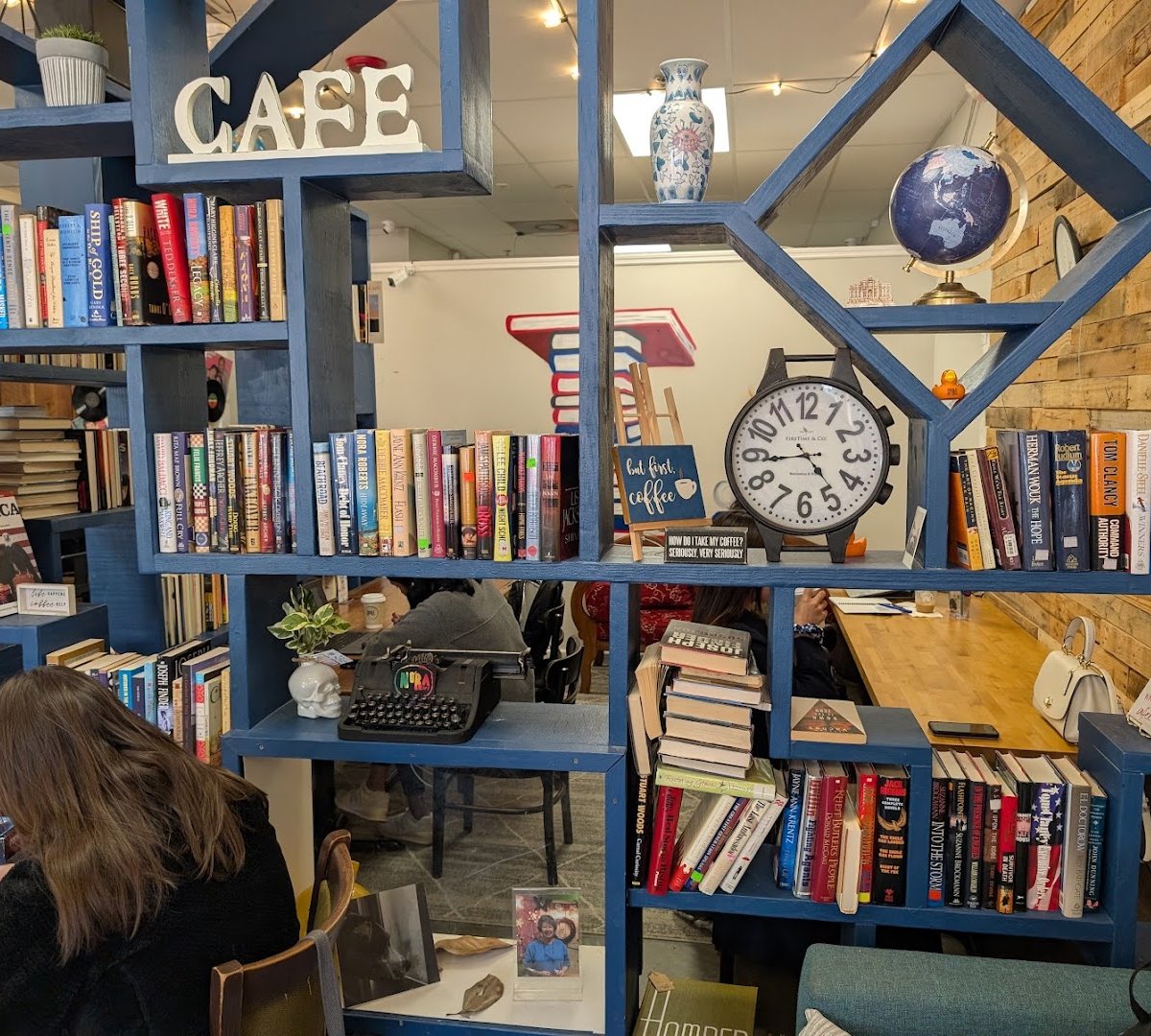 Interior of NoRa Cafe, specialty coffee shop in Raleigh-Durham