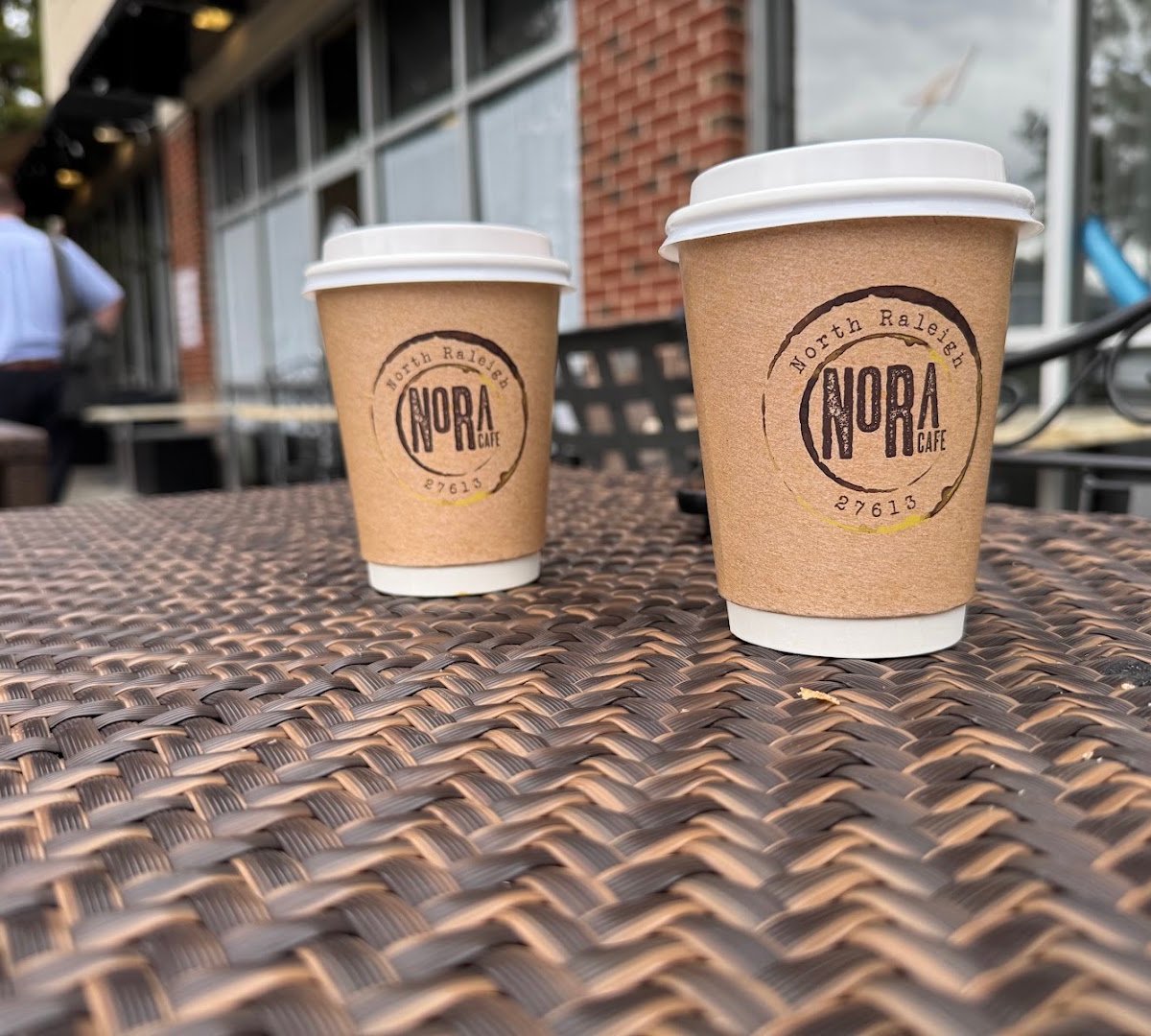 Coffee at NoRa Cafe, specialty coffee shop in Raleigh-Durham