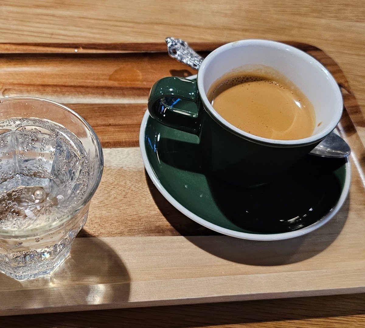Coffee at Rising Star Coffee Roasters, specialty coffee shop in Cleveland