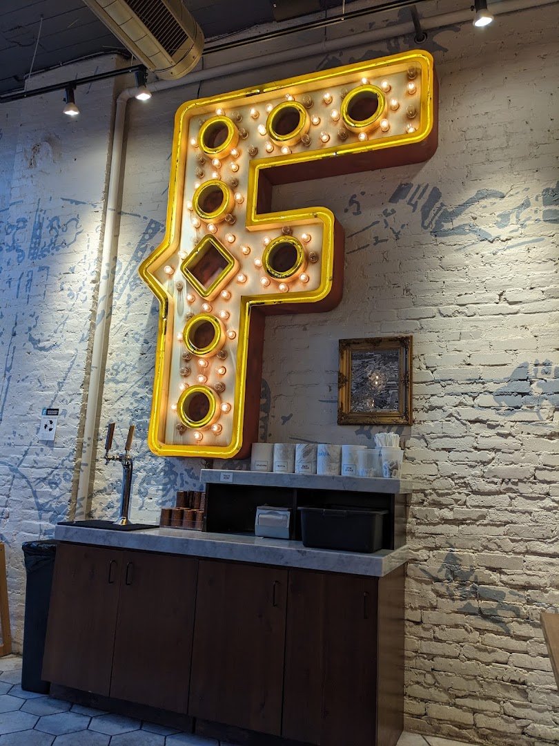 Interior of Fairgrounds Craft Coffee and Tea, specialty coffee shop in Minneapolis