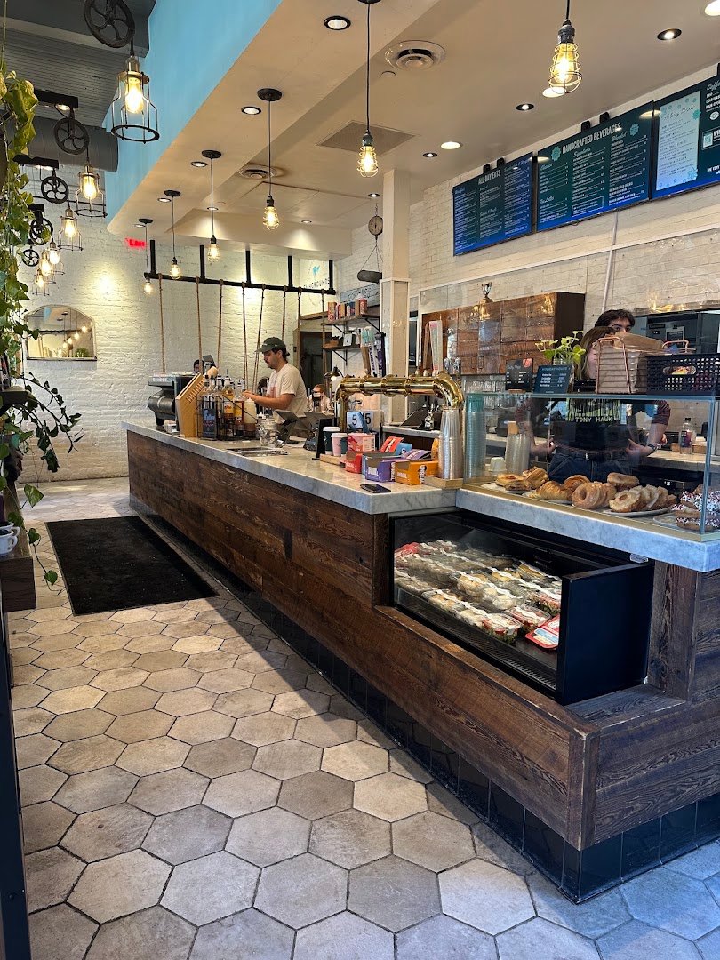 Interior of Fairgrounds Craft Coffee and Tea, specialty coffee shop in Minneapolis