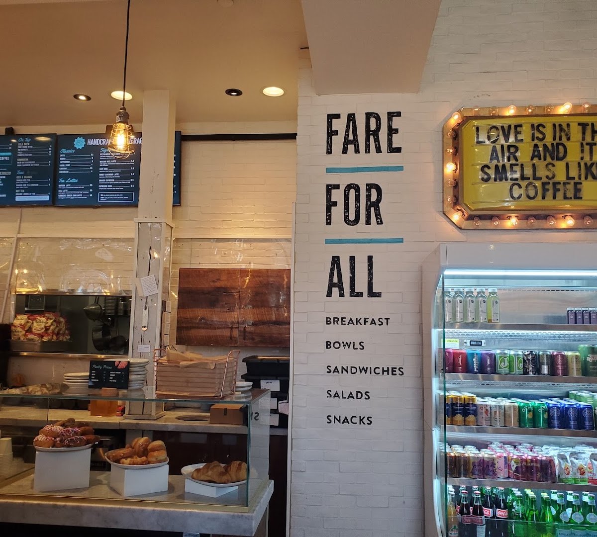 Interior of Fairgrounds Craft Coffee and Tea, specialty coffee shop in Minneapolis