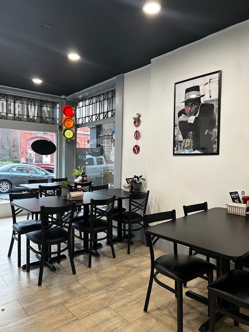 Interior of Wired Cup Cafe, specialty coffee shop in Lancaster