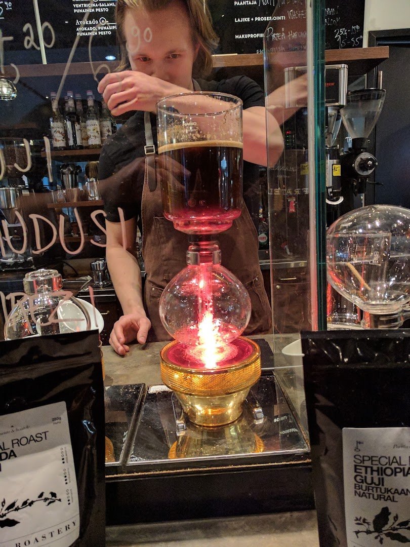 Coffee at Fratello Torrefazione, specialty coffee shop in Helsinki