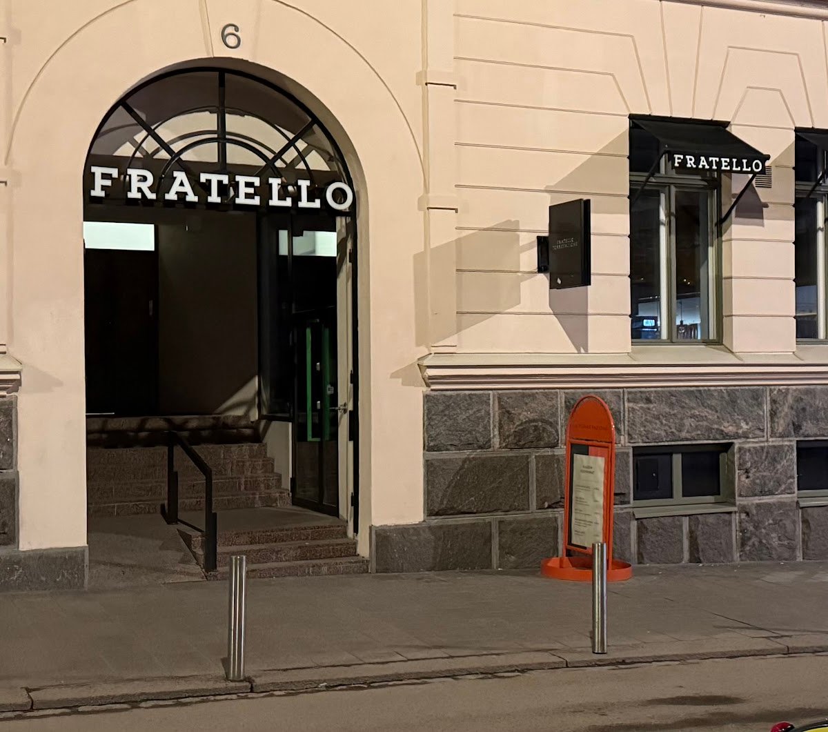 Storefront of Fratello Torrefazione, specialty coffee shop in Helsinki