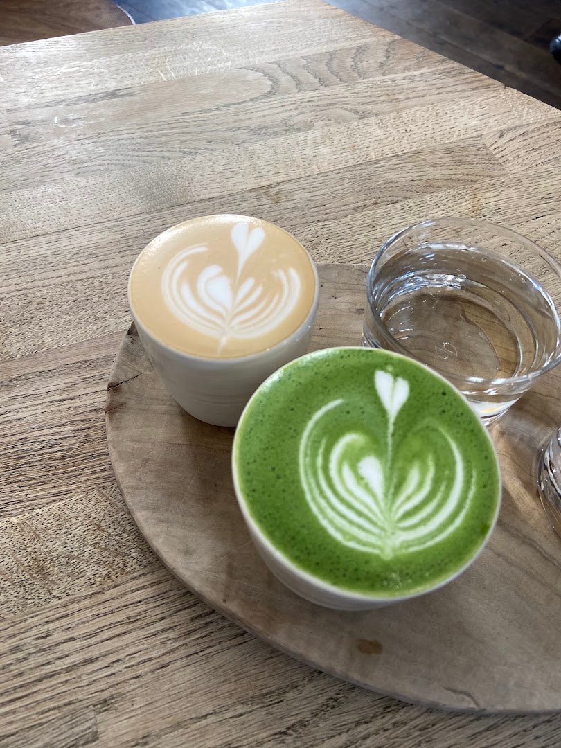 Coffee at Just Between Friends Coffee, specialty coffee shop in Manchester