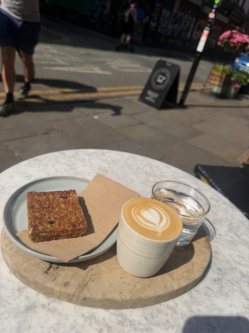 Coffee at Just Between Friends Coffee, specialty coffee shop in Manchester