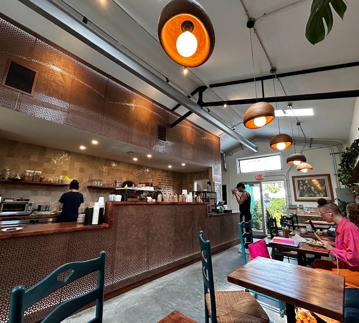 Interior of Applied Arts Coffee Cafe, specialty coffee shop in New Orleans