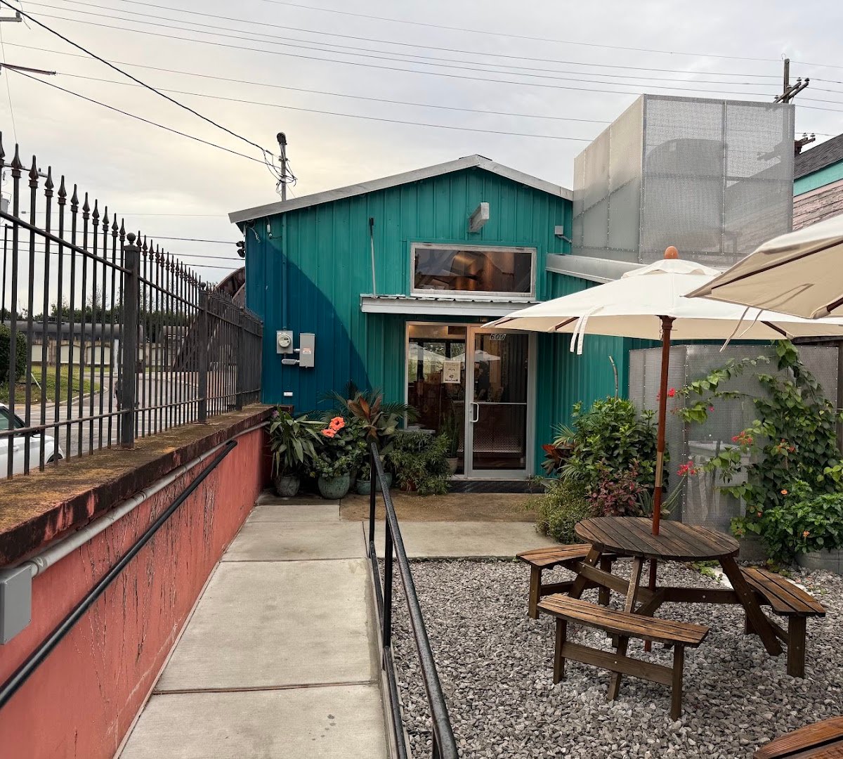 Storefront of Applied Arts Coffee Cafe, specialty coffee shop in New Orleans