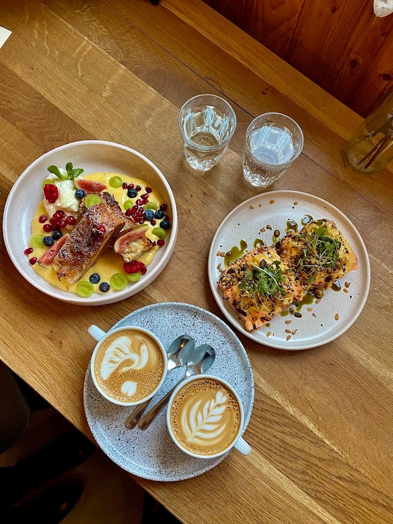 Coffee at Café Jen, specialty coffee shop in Prague