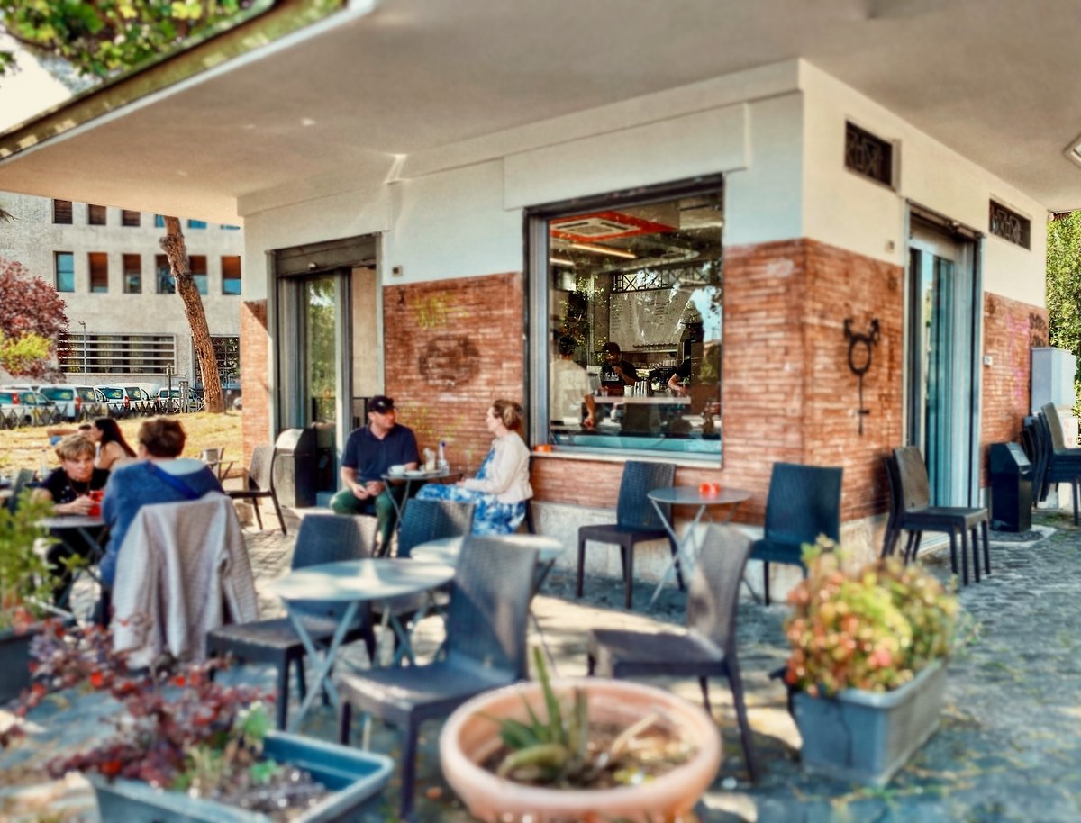 Storefront of Mostro, specialty coffee shop in Rome
