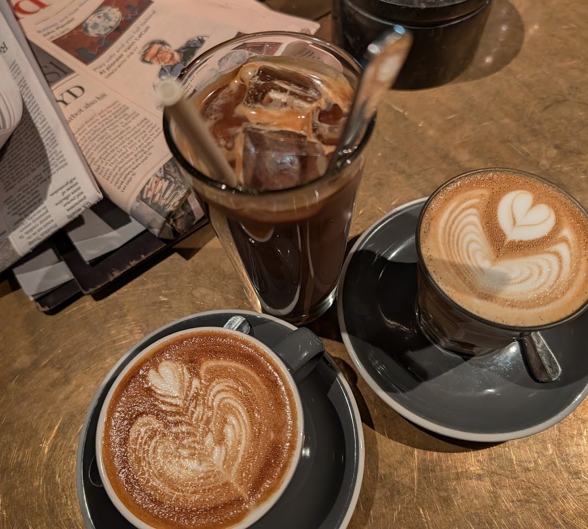 Coffee at FINEPRINT, specialty coffee shop in Hong Kong