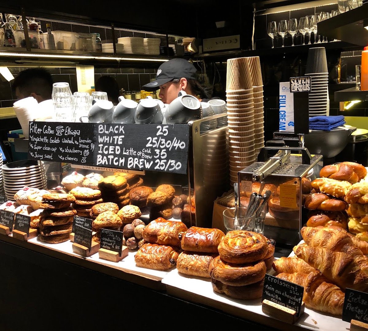 Interior of FINEPRINT, specialty coffee shop in Hong Kong