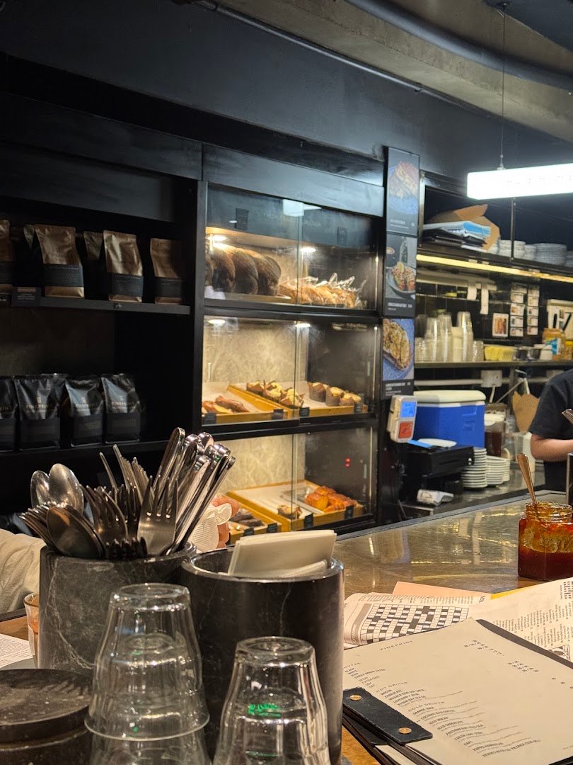 Interior of FINEPRINT, specialty coffee shop in Hong Kong