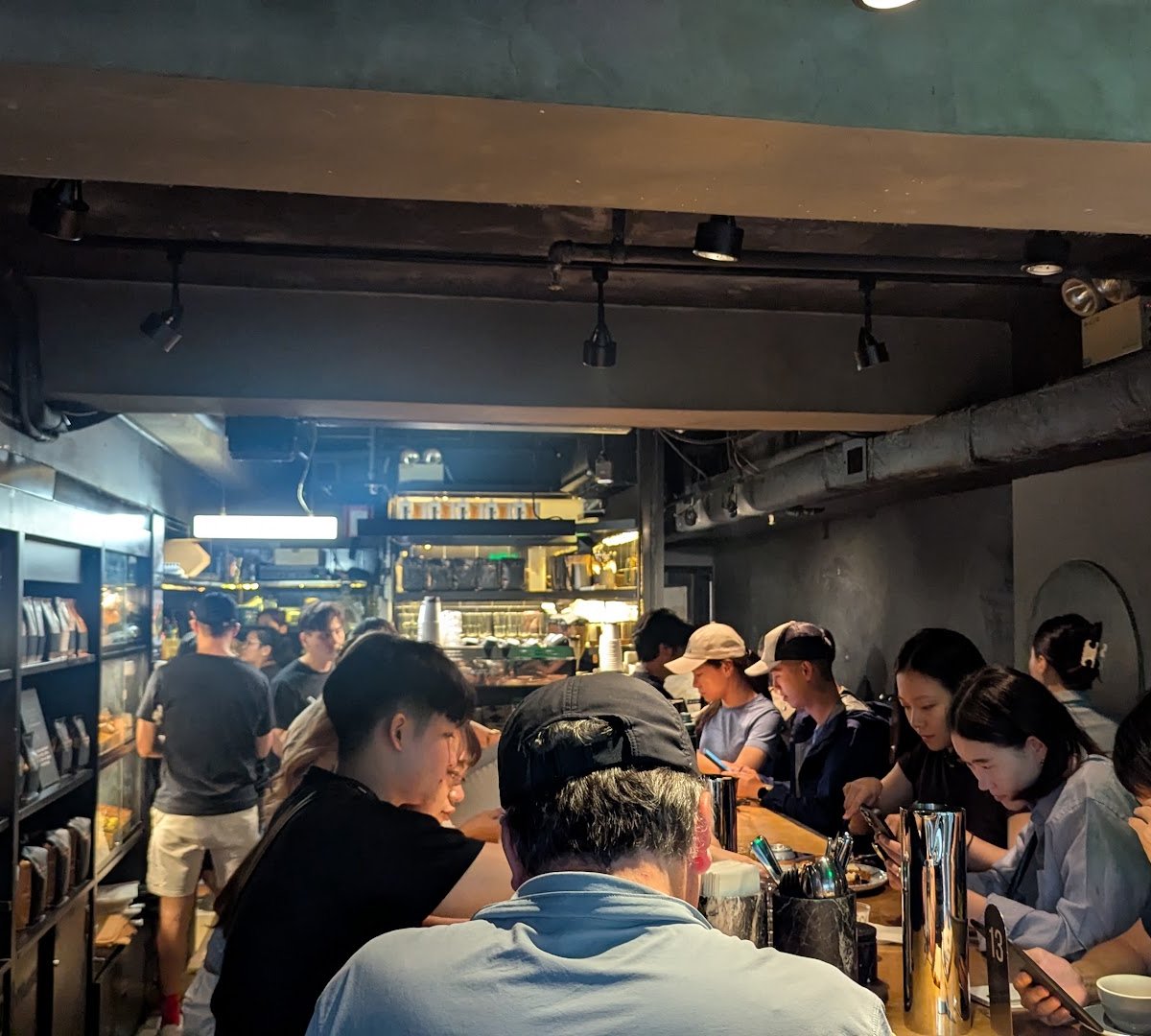 Interior of FINEPRINT, specialty coffee shop in Hong Kong