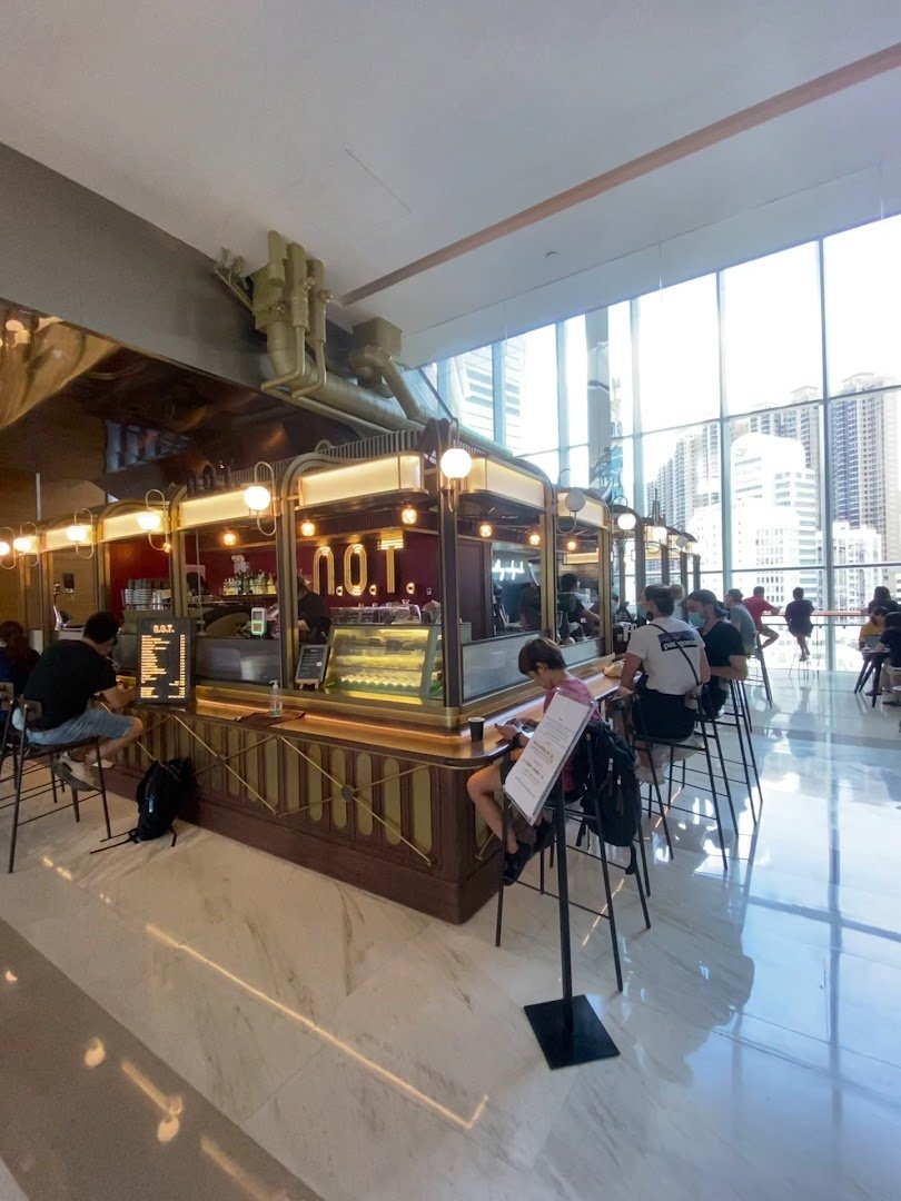 Interior of n.o.t. Specialty Coffee, specialty coffee shop in Hong Kong