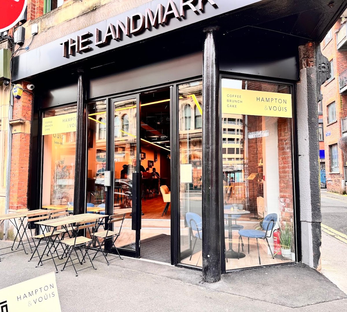 Storefront of HAMPTON & VOÚIS (NQ), specialty coffee shop in Manchester