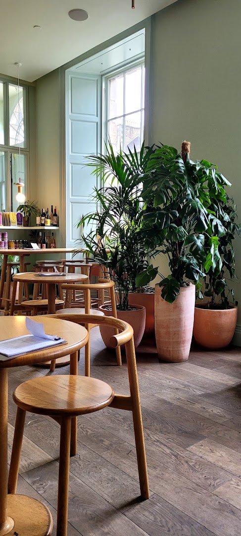Interior of Mayvn Cafe, specialty coffee shop in Edinburgh