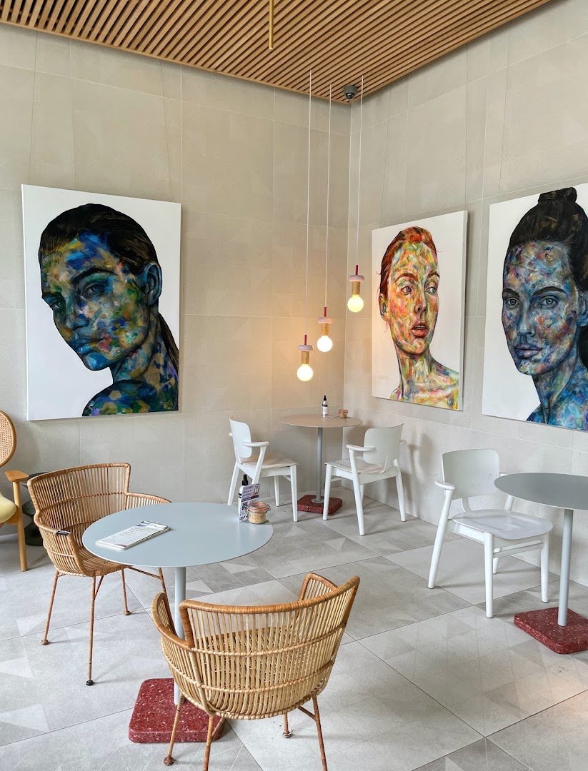 Interior of Mayvn Cafe, specialty coffee shop in Edinburgh