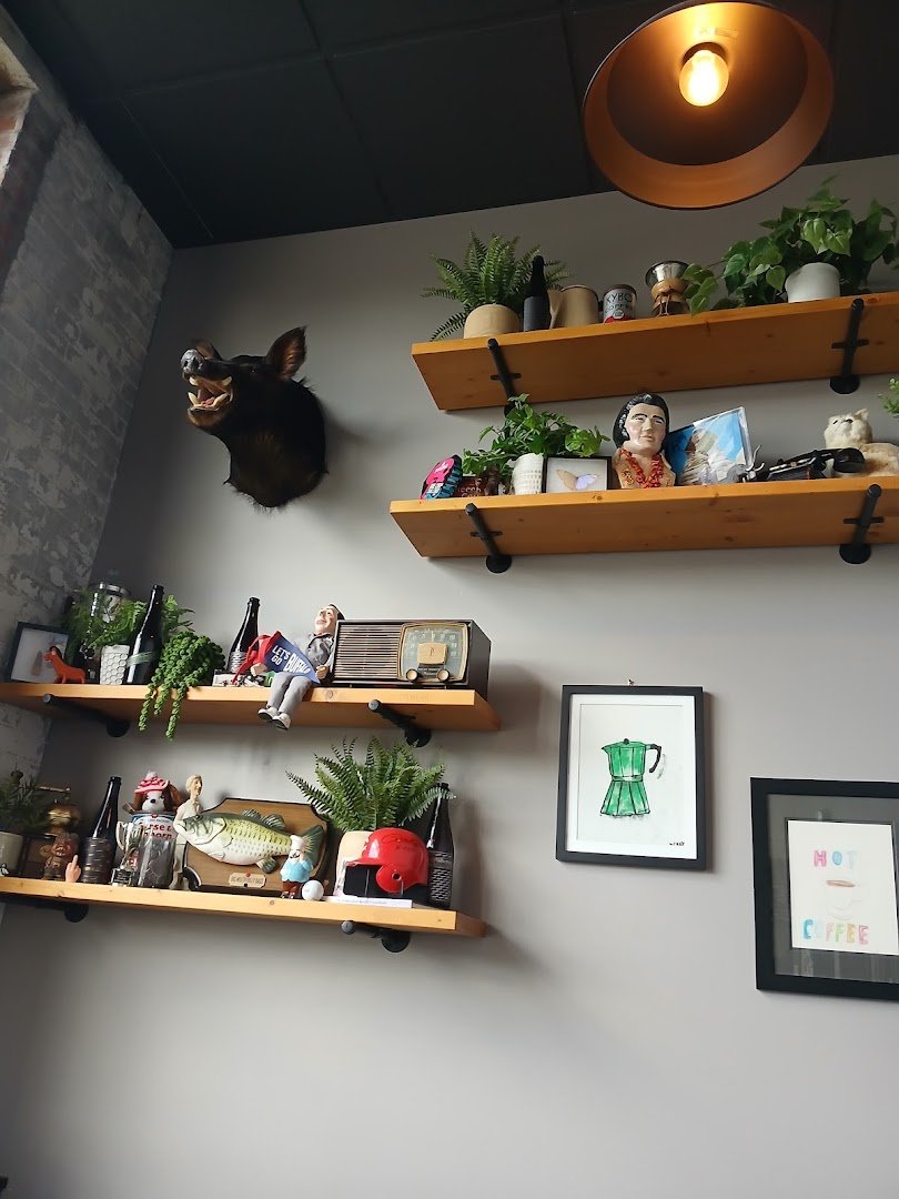 Interior of Working Class Coffee, specialty coffee shop in Rochester