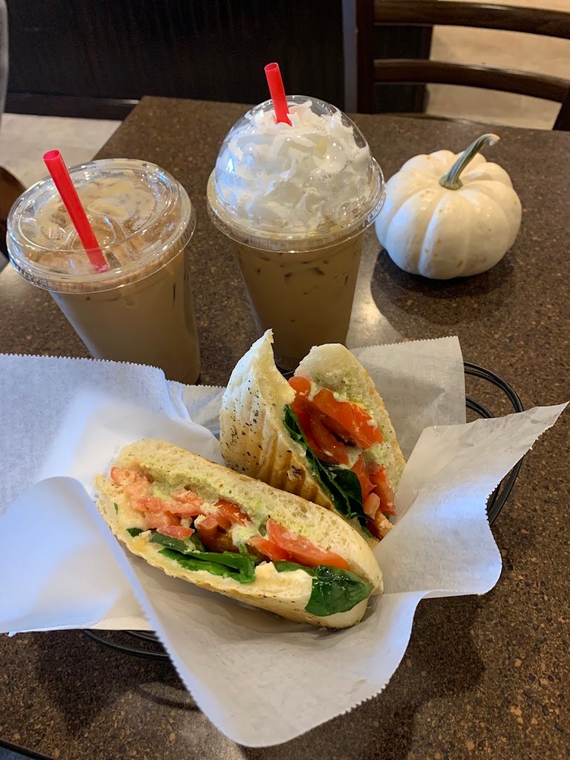 Coffee at Sips Coffee & Cafe, specialty coffee shop in Rochester
