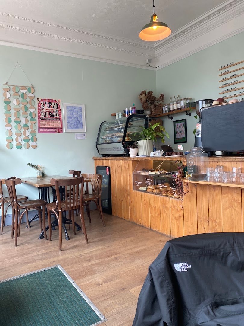 Interior of The Tailor Cafe + Wine Bar, specialty coffee shop in Edinburgh