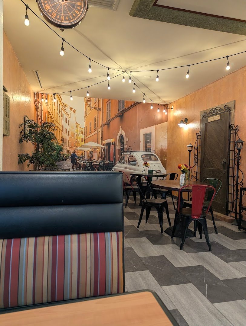 Interior of Gina's Gelato and Java, specialty coffee shop in Cleveland