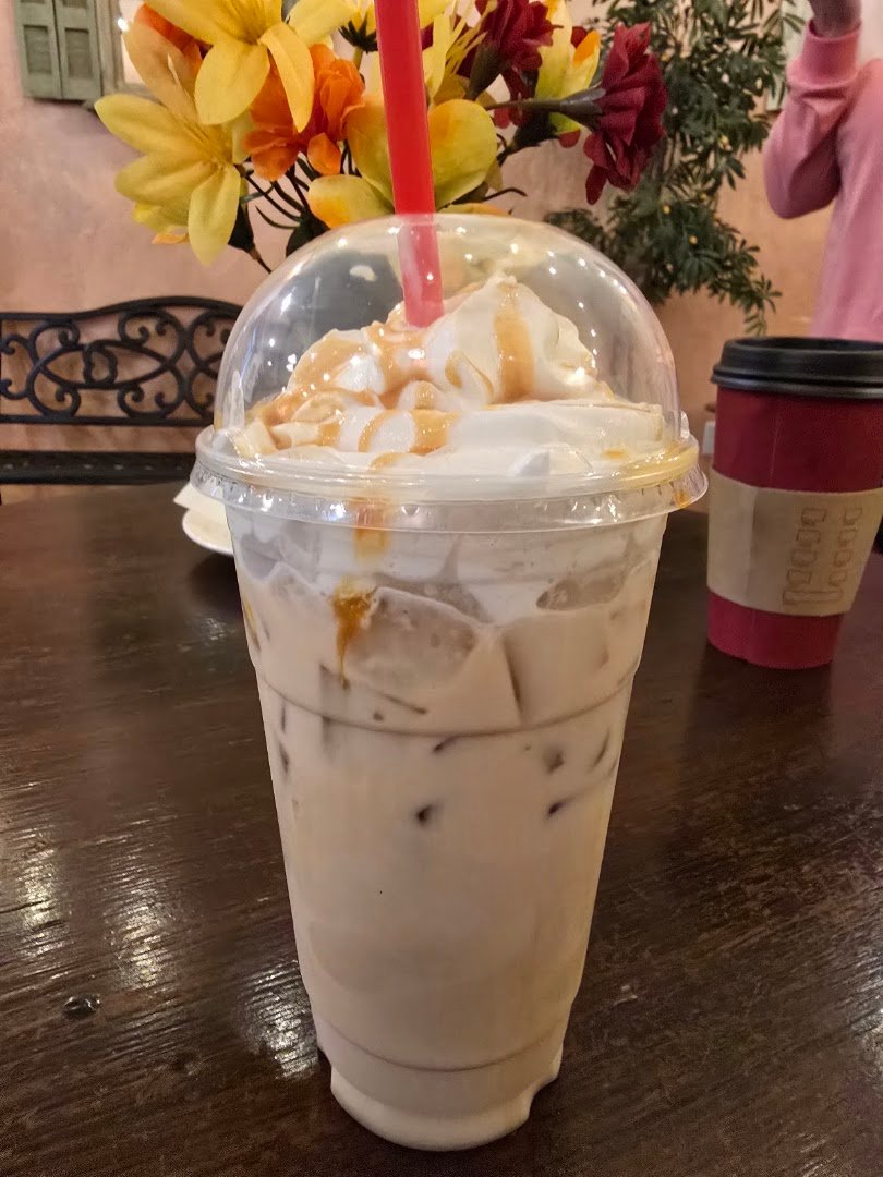 Coffee at Gina's Gelato and Java, specialty coffee shop in Cleveland