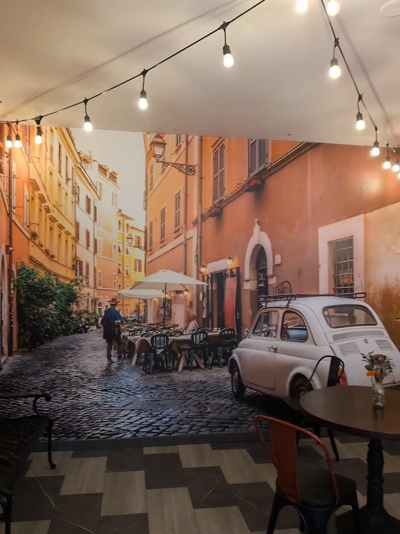 Interior of Gina's Gelato and Java, specialty coffee shop in Cleveland