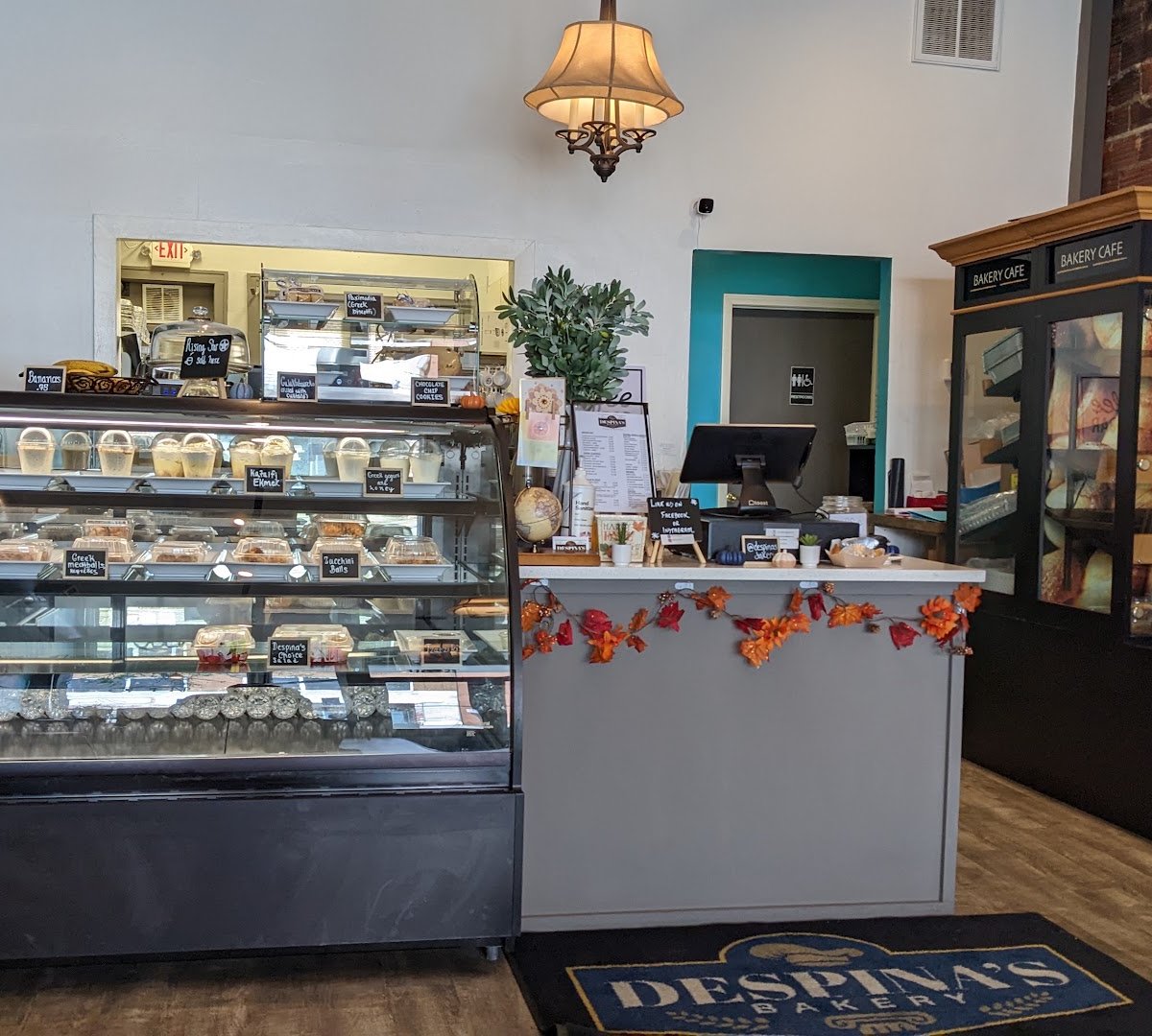 Interior of Despina's Bakery, specialty coffee shop in Cleveland