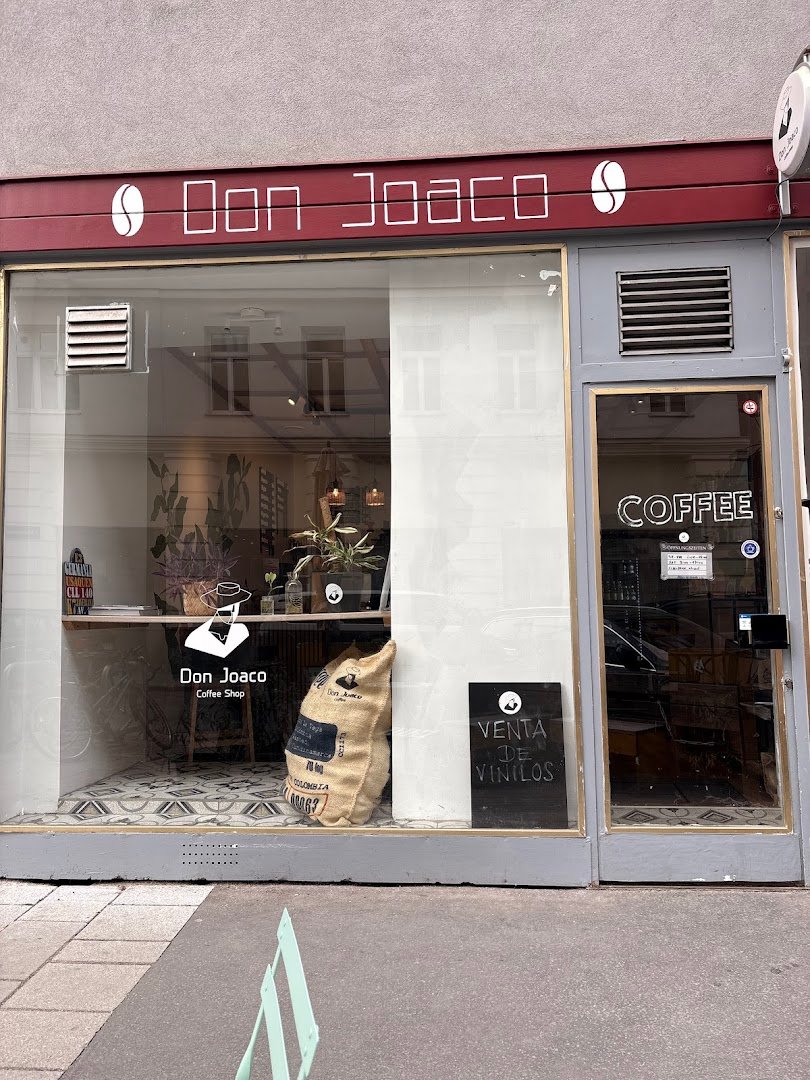 Storefront of Don Joaco | Coffeefarm | Coffeebike | Coffeeshop | Coffee Roasters, specialty coffee shop in Vienna