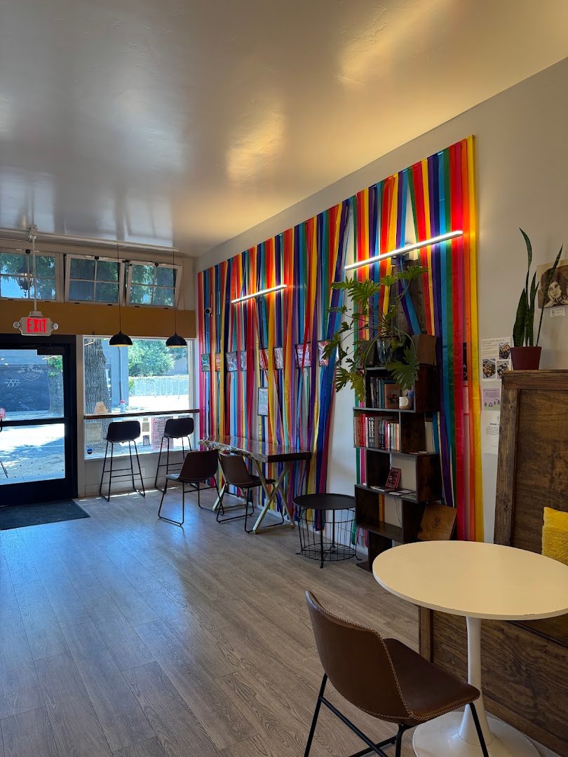 Interior of Anchor & Tree Coffee Roasting Co, specialty coffee shop in Sacramento
