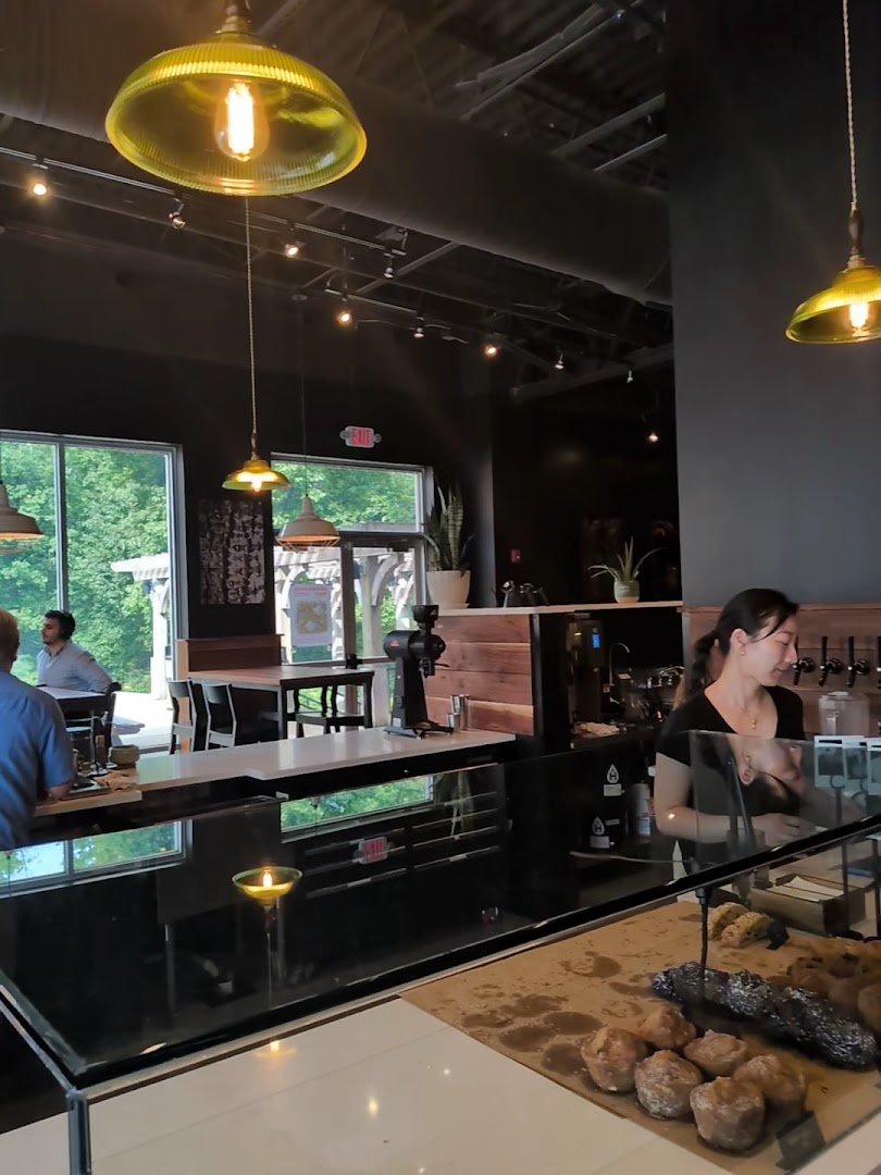 Interior of Heartwood Coffee, specialty coffee shop in Cleveland