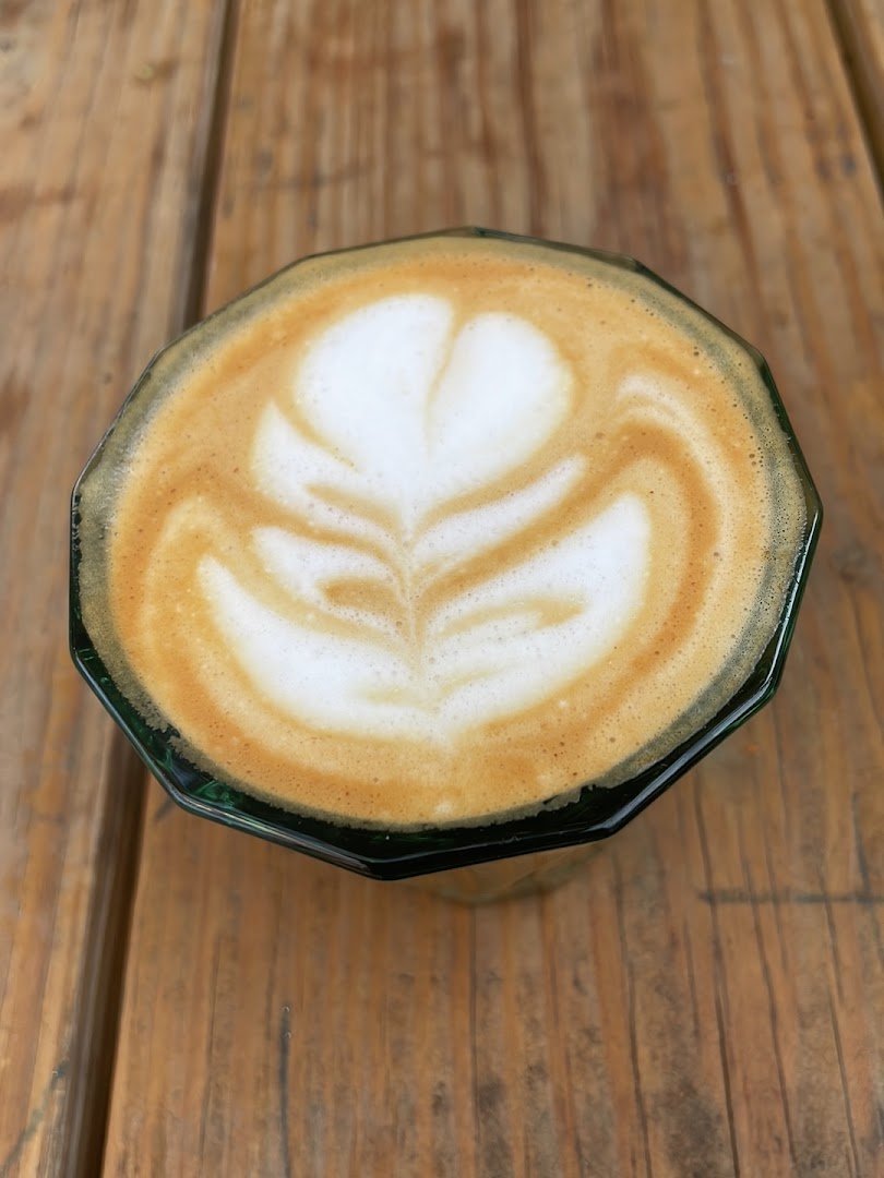 Coffee at Red Coral Coffee, specialty coffee shop in Minneapolis