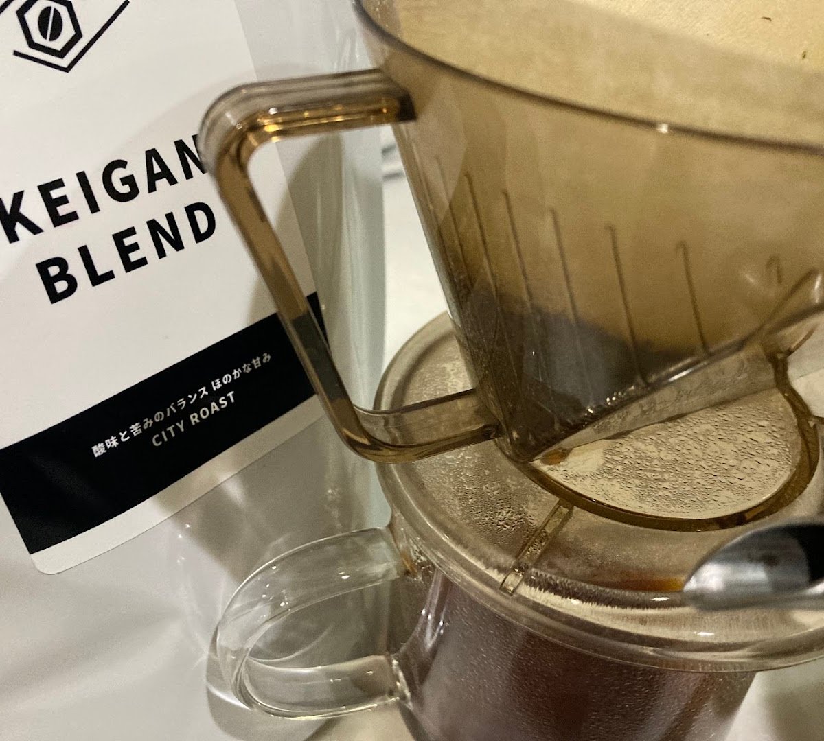 Coffee at Keigan Coffee Roasters, specialty coffee shop in Tokyo