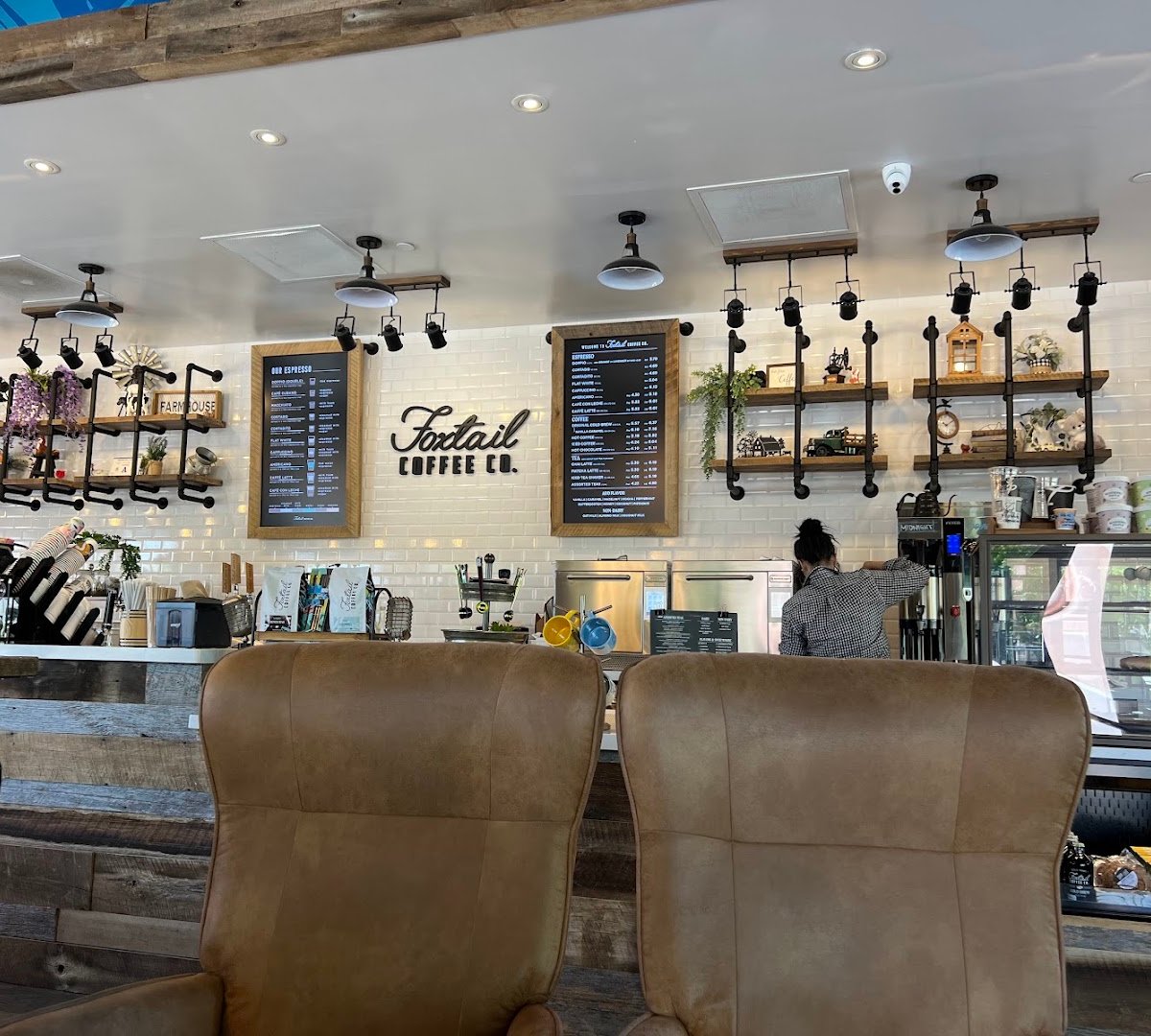 Interior of Foxtail Coffee - Trails Village Center, specialty coffee shop in Las Vegas