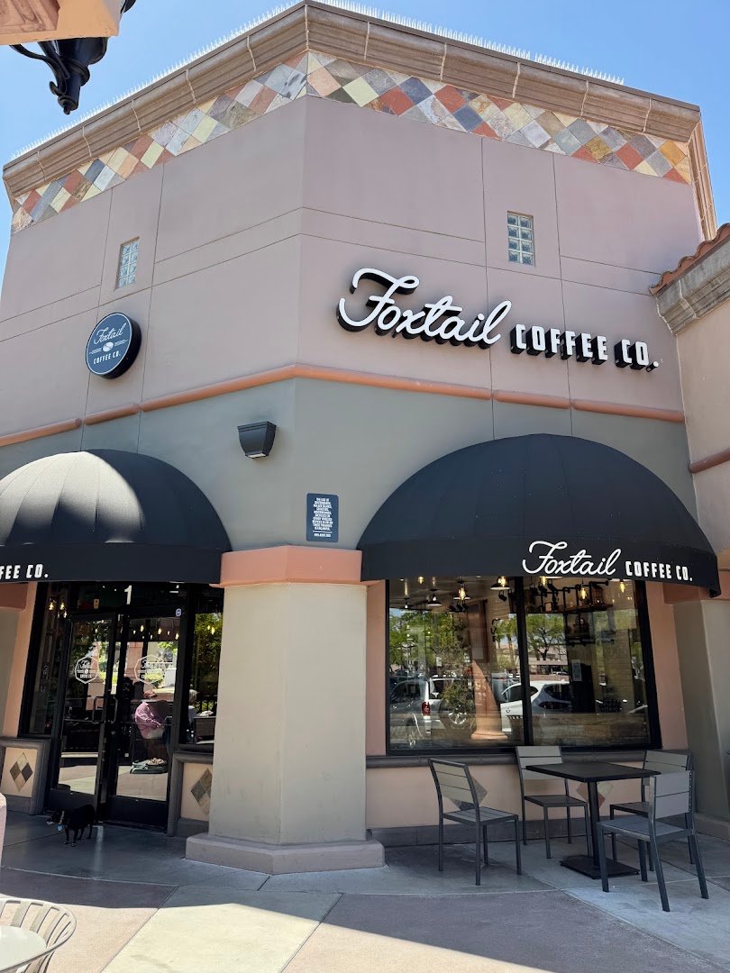 Storefront of Foxtail Coffee - Trails Village Center, specialty coffee shop in Las Vegas