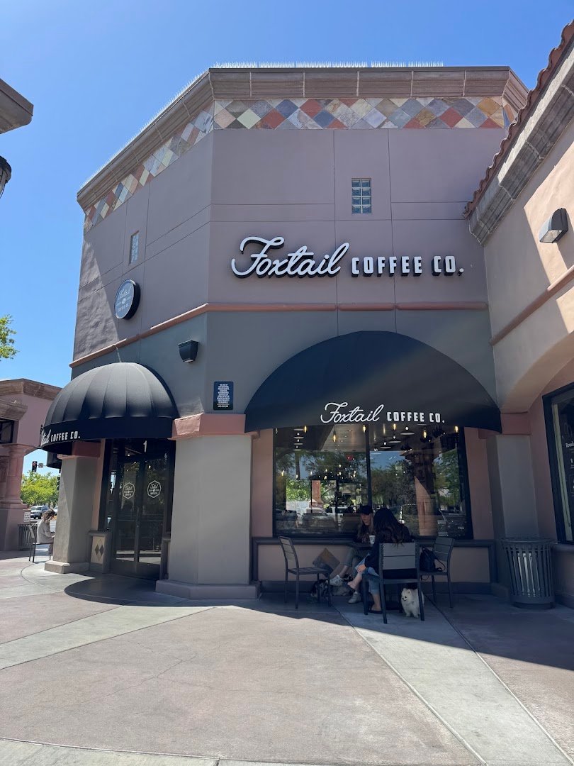 Storefront of Foxtail Coffee - Trails Village Center, specialty coffee shop in Las Vegas